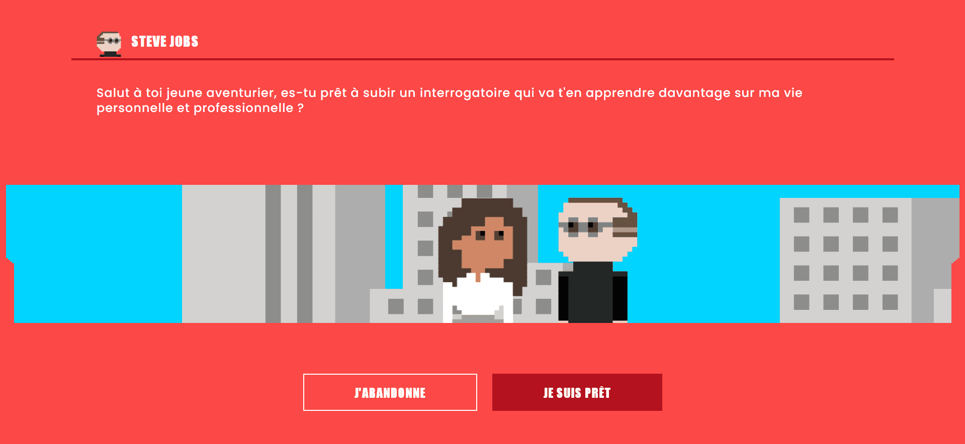 Invitation à répondre au quizz Steve Jobs